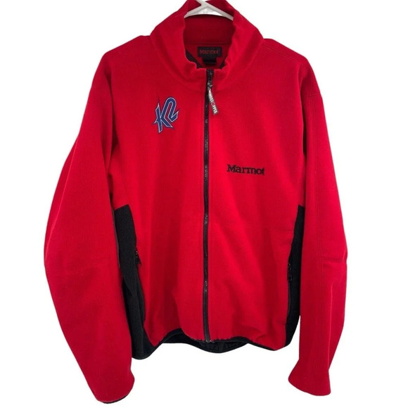 Vintage Marmot Windstopper K2 Jacket Men Size M Fleece Full Zip Water Resistant - Picture 2 of 13